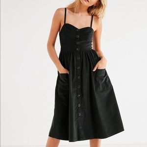 Urban Outfitters Emilia Corduroy Button Dress